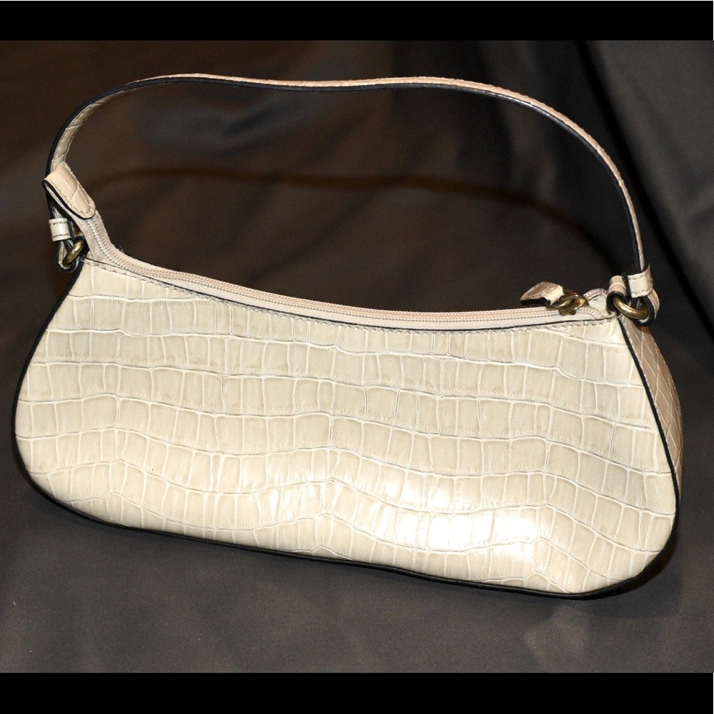 Faux Leather Clutch with Short Strap